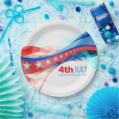 7月4日紙プレート ペーパープレート (パーティー)