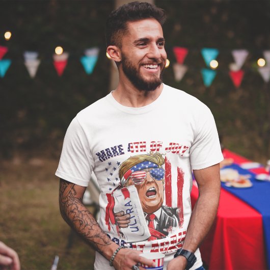 7月4日素晴らし再び – メンズTシャツ Tシャツ