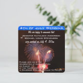 7月4日結婚発表 招待状 (スタンド正面)