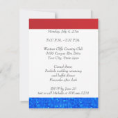 7月4日結婚 招待状 (裏面)