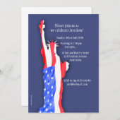 7月4日自由の女神 招待状 (正面/裏面)