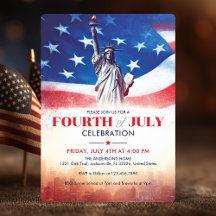 7月4日自由・米国国旗のヴィンテージ芸術