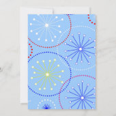 7月4日花火パーティの招待状 招待状 (裏面)