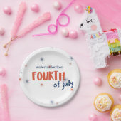7月4日花火パーティー紙プレート ペーパープレート (パーティー)