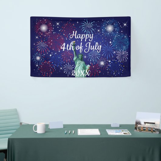 7月4日花火大会 横断幕 (トレードショー)