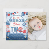 7月4日花火第2回バースデーパーティー 招待状 (正面)