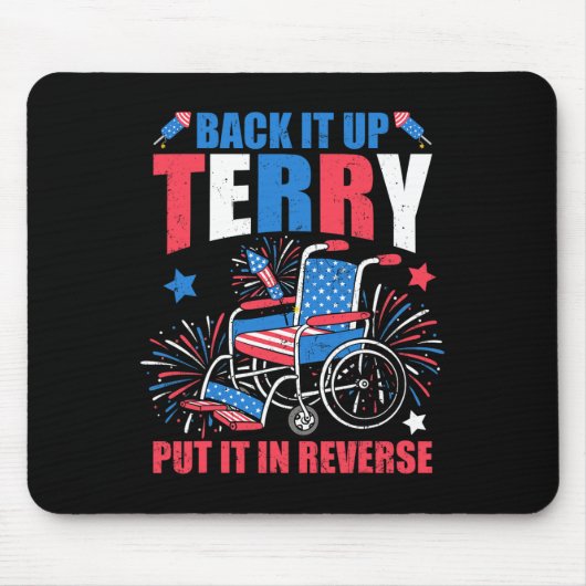 7月4日花火Byck Up Terry Put It In Re マウスパッド (正面)
