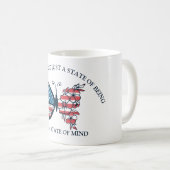 7月4日蝶 コーヒーマグカップ (正面右)