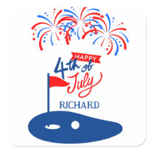 7月4日角シール