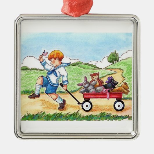 7月4日記念-オーナメント メタルオーナメント (正面)