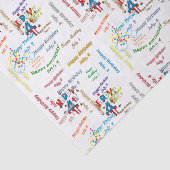 7月4日誕生日ティッシュペーパー 薄葉紙 (詳細)