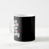 7月4日誕生日ハッピー7月4日YesIt's M コーヒーマグカップ (正面左)