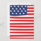 7月4日誕生日1クール歳の誕生日  招待状 (裏面)