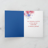 7月4日誕生日 カード (内部)