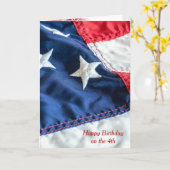 7月4日誕生日 カード (黄色い花)