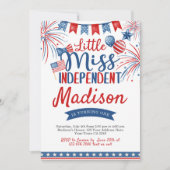 7月4日誕生日 招待状 (正面)