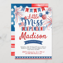 7月4日誕生日 招待状