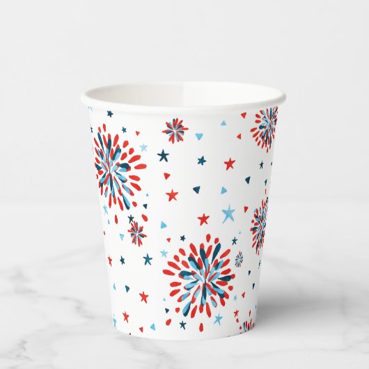 7月4日誕生日 紙コップ (左)