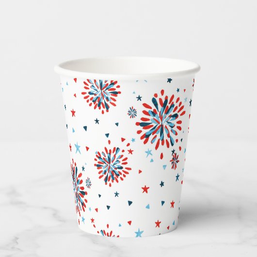 7月4日誕生日 紙コップ (正面)