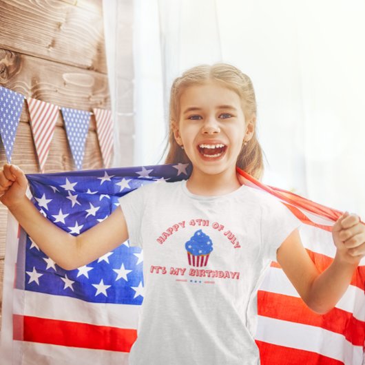 7月4日誕生日Tシャツ トドラーTシャツ
