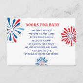 7月4日赤ちゃんシャワーベビー エンクロージャーカード (正面)