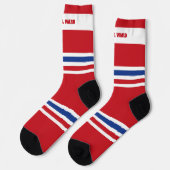 7月4日赤と青 ソックス (左)