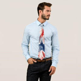 7月4日赤と青 ネクタイ