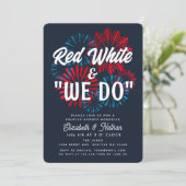 7月4日赤白とカップルのシャワー 招待状 (スタンド正面)