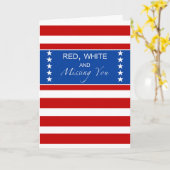 7月4日赤白と恋しく思君 カード (黄色い花)