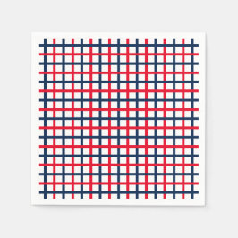 7月4日赤白青の二乗愛国心 スタンダードカクテルナプキン