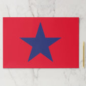 7月4日赤白青スターランチョンマット ペーパーパッド (インサイチュ)