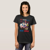 7月4日赤白青ビールクルーチキンアメリカF Tシャツ (正面フル)