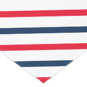 7月4日赤白青国ストライプ国 ショートテーブルランナー (コーナー)