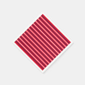 7月4日赤白青国ストライプ国 スタンダードカクテルナプキン (角)