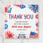 7月4日赤白青夏季誕生会 フェイバータグ (正面)