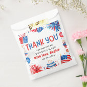 7月4日赤白青夏季誕生会 フェイバーバッグ (封をした状態)