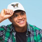 7月4日赤白青星バタフライフリー キャップ