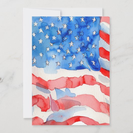 7月4日赤白青星BBQ 招待状 (裏面)