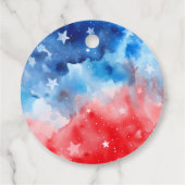 7月4日赤白青誕生日ありがとう フェイバータグ (裏面)