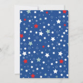 7月4日赤白青誕生日 招待状 (裏面)