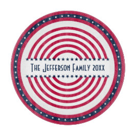 7月4日赤白青 カッティングボード