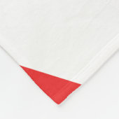 7月4日赤、白、青の日が差すこと フリースブランケット (角)