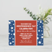 7月4日赤·白·青パーティの招待状 招待状 (スタンド正面)