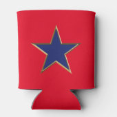 7月4日金ゴールドレッドブルー星クーラーボックス 缶クーラー (裏面)