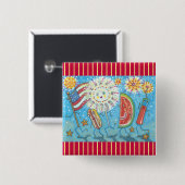 7月4日集団・花火ボタンスクエア 缶バッジ (正面&裏面)