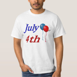 7月4日風船Tシャツ Tシャツ