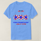 7月4日1776 Tシャツ (デザイン正面)