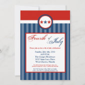 7月4日5時間365日パーティー表彰招待状 招待状 (正面)