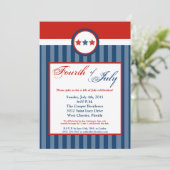 7月4日5時間365日パーティー表彰招待状 招待状 (スタンド正面)