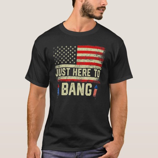 7月4日7月4日Bang 5に来たばかりだ Tシャツ (正面)